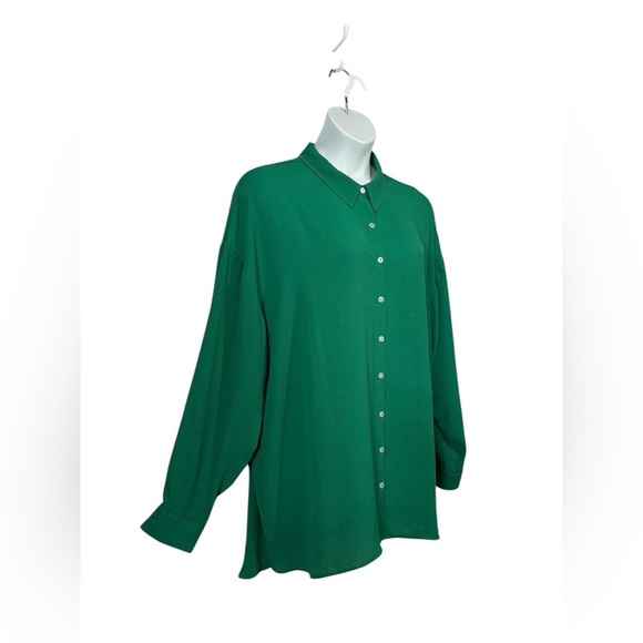 NEW, Penningtons, Green Tunic Blouse, Plus Size 3X - Picture 5 of 10
